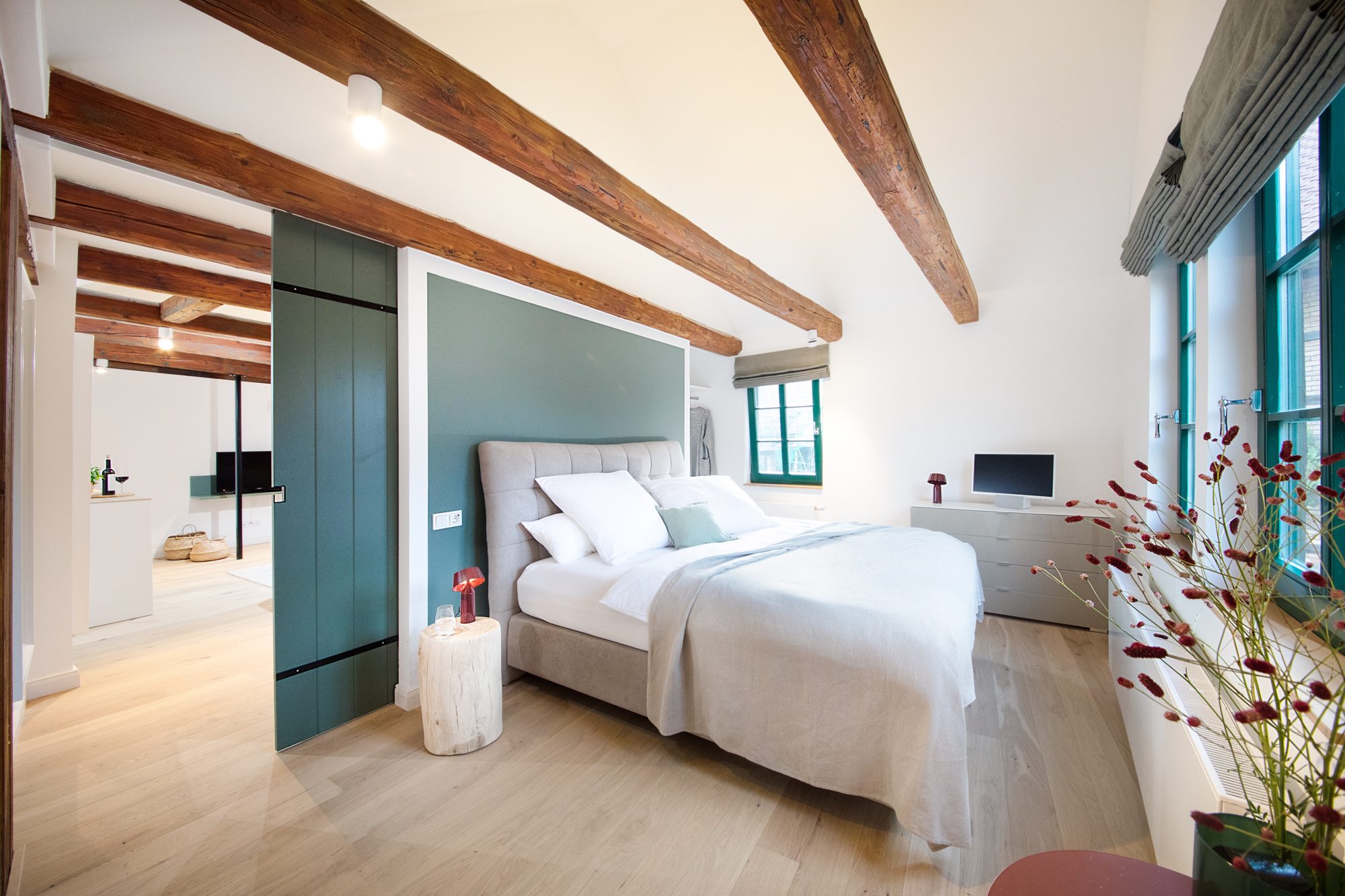 Schlafzimmer der Giebelkammer
